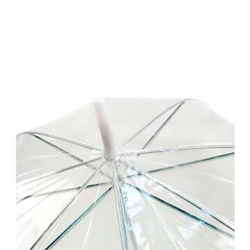 House of Reign Clear Umbrella - Windproof Double Canopy for Two