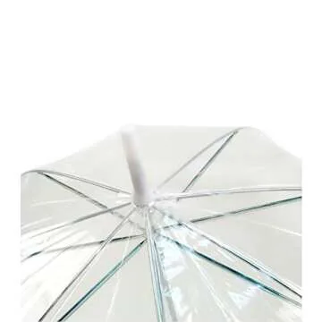 House of Reign Clear Umbrella - Windproof Double Canopy for Two