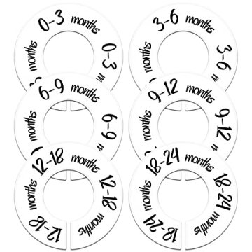 Pro Goleem Baby Closet Dividers for Organized Nursery