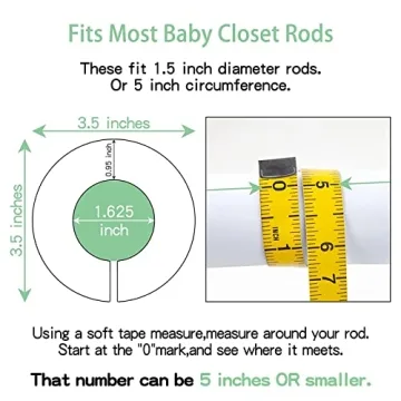 Pro Goleem Baby Closet Dividers for Organized Nursery