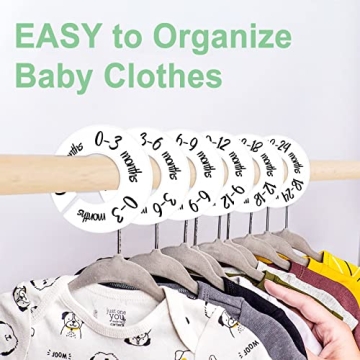 Pro Goleem Baby Closet Dividers for Organized Nursery