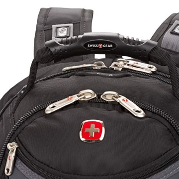 SwissGear 1900 Scansmart TSA 17 Laptop Backpack, Grey/Black, 19-Inch
