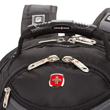 SwissGear 1900 Scansmart TSA 17 Laptop Backpack, Grey/Black, 19-Inch