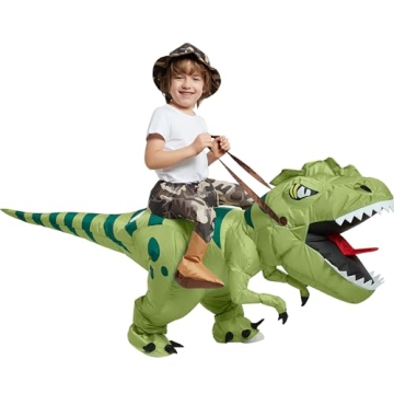 One Casa Kids Inflatable T-Rex Costume for Parties & Halloween