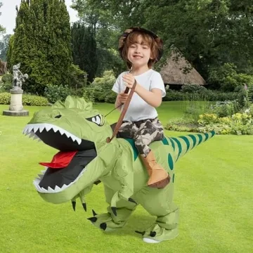 Inflatable T-Rex Costume for Kids 4-6 Years