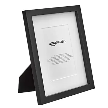 Amazon Basics Black Frames for 8x10 & 5x7 Photos - 2-Pack