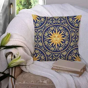 VERSUSWOLF Vintage Celestial Decorative Pillow Covers 18x18