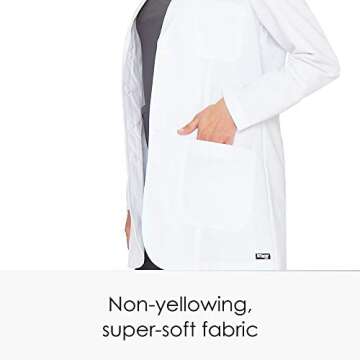 Stylish Grey's Anatomy Women's Lab Coat with Pockets