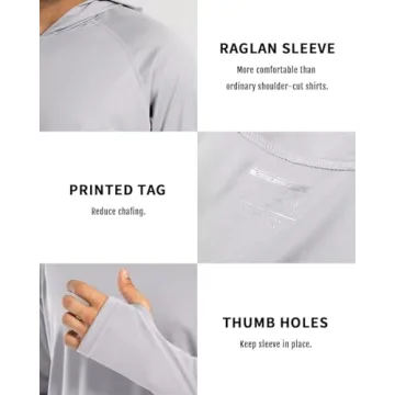 Boladeci UPF 50+ Men's Rash Guard Long Sleeve Sun Protection