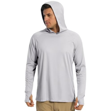 Boladeci UPF 50+ Men's Rash Guard Long Sleeve Sun Protection