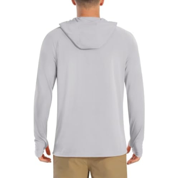 Boladeci UPF 50+ Men's Rash Guard Long Sleeve Sun Protection