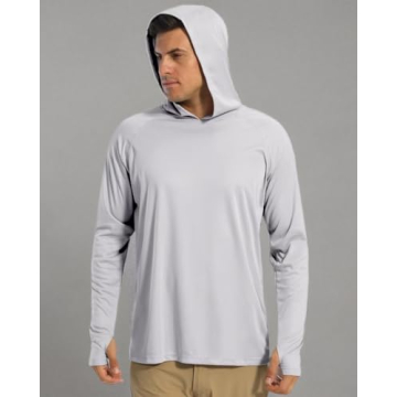 Boladeci UPF 50+ Men's Rash Guard Long Sleeve Sun Protection