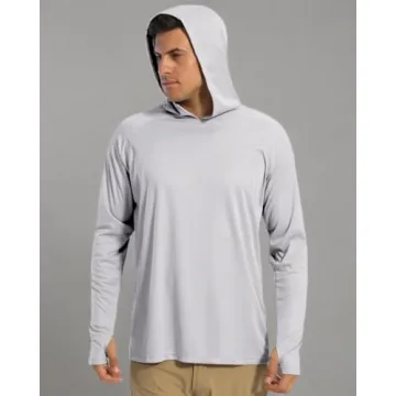 Boladeci UPF 50+ Men's Rash Guard Long Sleeve Sun Protection