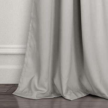 Lush Decor Insulated Grommet Blackout Window Curtains 120 inch