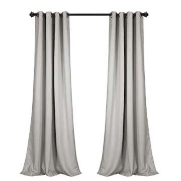 Lush Decor Insulated Grommet Blackout Window Curtains 120 inch