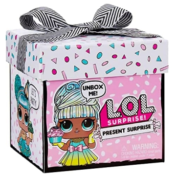 L.O.L. Surprise Present Surprise Doll – 8 Magical Surprises Inside!
