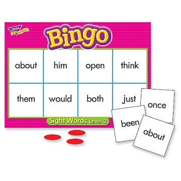 Sight Words Bingo Game for Kids - Fun Learning Tool
