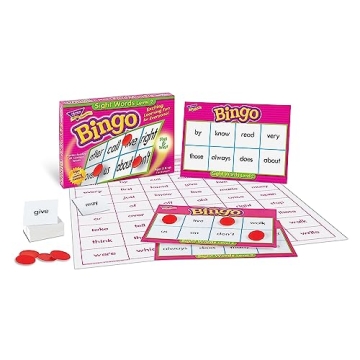 Sight Words Bingo Game for Kids - Fun Learning Tool