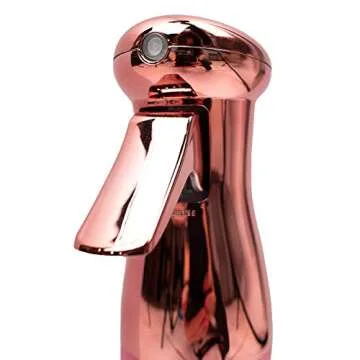 KEEN Continuous Spray Bottle, 10 OZ Fine Mist for Indoor/Outdoor Plant Care, Hair Styling, Skin Refresher Air Mist, Refillable Empty Water Bottle Trigger Sprayer Set, Pink