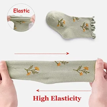 Stylish Baby Girls Ruffle Socks for Toddlers