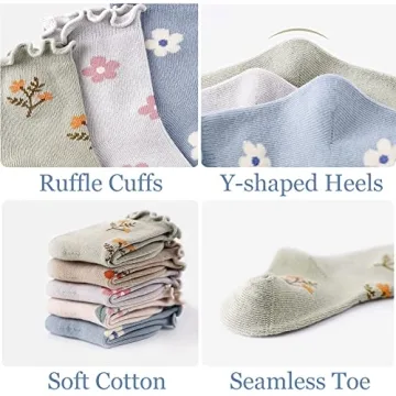 Stylish Baby Girls Ruffle Socks for Toddlers
