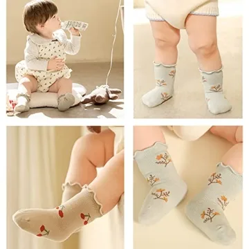 Stylish Baby Girls Ruffle Socks for Toddlers