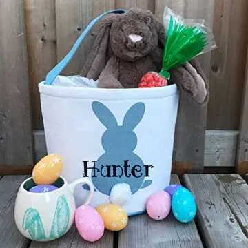 MONOBLANKS Bunny Basket for Kids' Easter Celebrations
