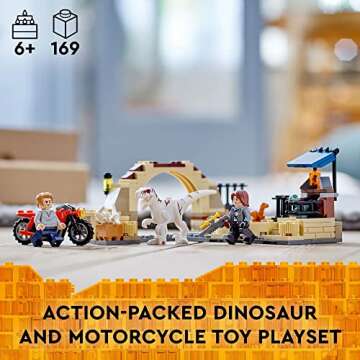 LEGO Jurassic World Atrociraptor Bike Chase Set 76945