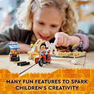 LEGO Jurassic World Atrociraptor Bike Chase Set 76945