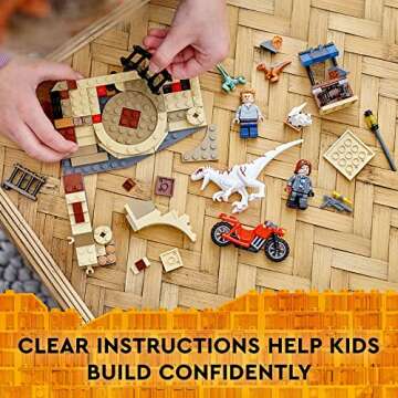 LEGO Jurassic World Atrociraptor Bike Chase Set 76945