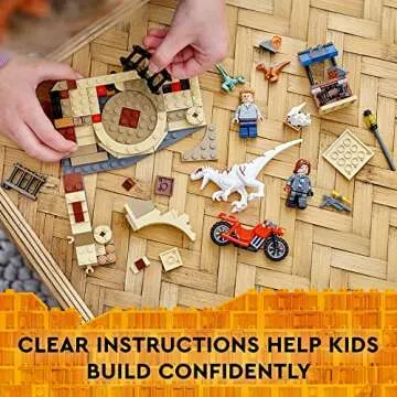 LEGO Jurassic World Atrociraptor Bike Chase Set 76945