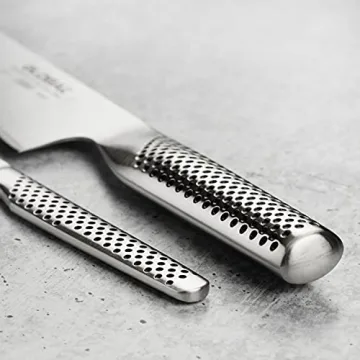Global 8" Chef's Knife & Paring Knife Set for Culinary Excellence
