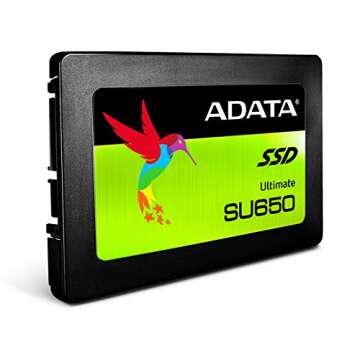 ADATA SU650 120GB 3D-NAND 2.5" SATA III High Speed Read up to 520MB/s Internal Solid State Drive (AS...