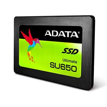 ADATA SU650 120GB 3D-NAND 2.5" SATA III High Speed Read up to 520MB/s Internal Solid State Drive (ASU650SS-120GT-C)