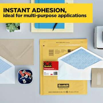 Scotch Transparent Tape, 3/4 in x 1296 in, 6 Boxes (600-6PK)