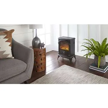 Charming Electric Fireplace Heater for Cozy Warmth Home