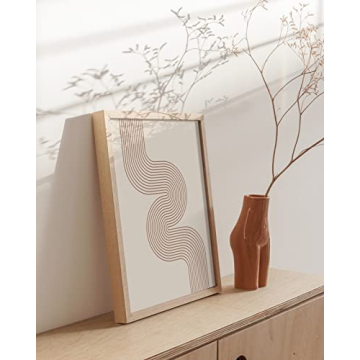 Haus and Hues Mid Century Modern Boho Wall Art 12x16