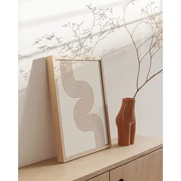 Haus and Hues Mid Century Modern Boho Wall Art 12x16