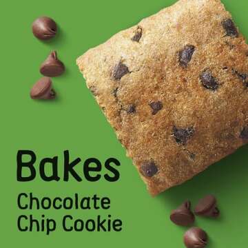 Larabar Kids, Bakes Chocolate Chip Cookie, Gluten Free Snack Bars, 6 Ct, 5.76 oz (Pack of 8)