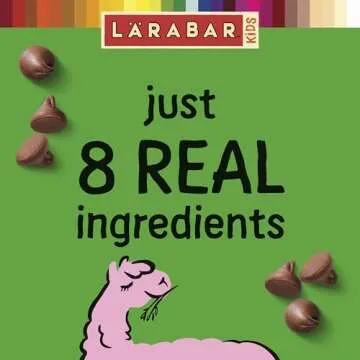 Larabar Kids Chocolate Chip Cookie Bars 6 Ct Pack of 8