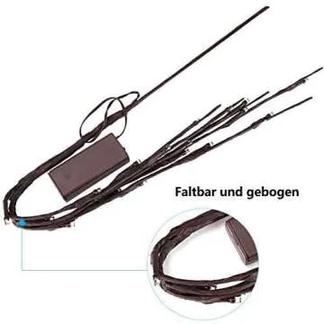 DK177 2 Pack Led Branch Light Battery Operated Lighted Branch Vase Filler Willow Tree Artificial Little Twig Power Brown 30 Inch 20 LED for Home Outdoor Indoor Romantic Decoration, White Light