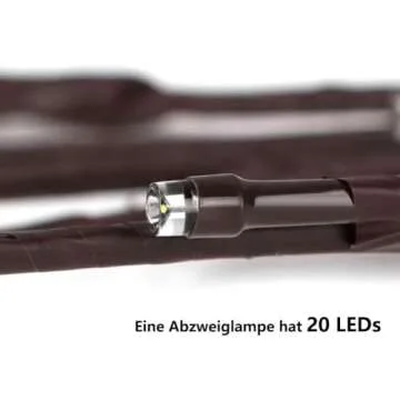 DK177 2 Pack Led Branch Light Battery Operated Lighted Branch Vase Filler Willow Tree Artificial Little Twig Power Brown 30 Inch 20 LED for Home Outdoor Indoor Romantic Decoration, White Light