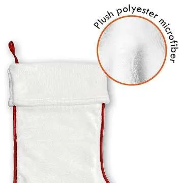 NAZENTI Papillon Stocking, Dog Stocking, Christmas Dog Gifts, Custom Christmas Stockings, Dog Christmas Stocking, Christmas Stocking for Dog, Personalized Xmas Hanging Stockings