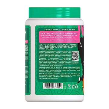 Salon Line - Linha Creme para Pentear - Reconstrucao Intensa 1000 Gr - (Combing Cream - Intense Reconstruction Net 35.27 Oz)