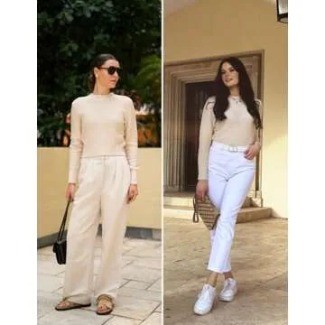 Shop Zeagoo Women's Trendy Cropped Sweater in Beige