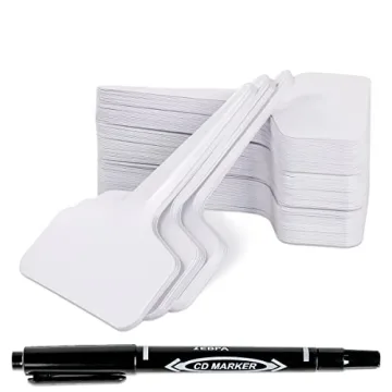 200 Pcs T-Type Waterproof Plant Name Tags for Organized Gardening