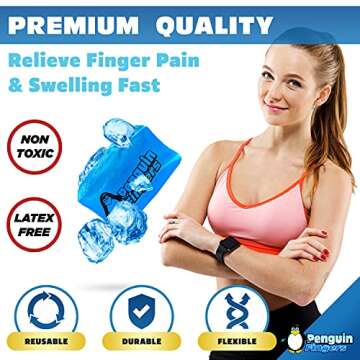 Finger Ice Pack for Pain Relief and Injury Recovery