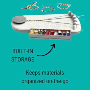 Choose Friendship My Friendship Bracelet Maker, 20 Pre-Cut Threads (Craft Kit/Kids Jewelry Kit) - Ne...