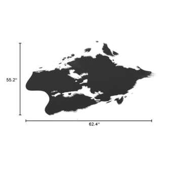 MustMat Cute Cow Print Rug Black and White Faux Cowhide Rugs Animal Printed Area Rug Carpet for Home 5.2x4.6 Feet