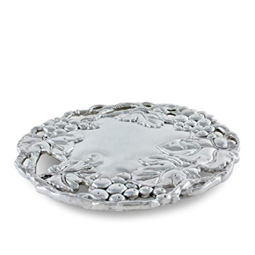 Arthur Court Grapevine Trivet Artisan Quality Aluminum